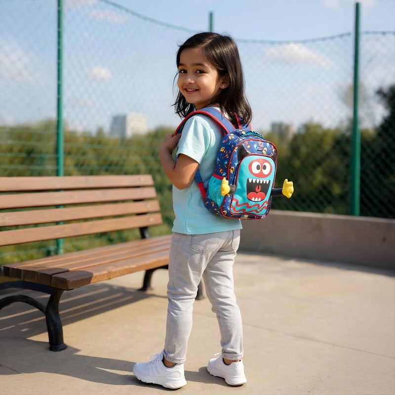Must Monster Print Backpack Set for Kids - Image 3